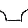10 inch Z-Bar Handlebar without Indents Black for Harley-Davidson
