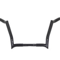 12 inch Z-Bar Handlebar without Indents Black for Harley-Davidson