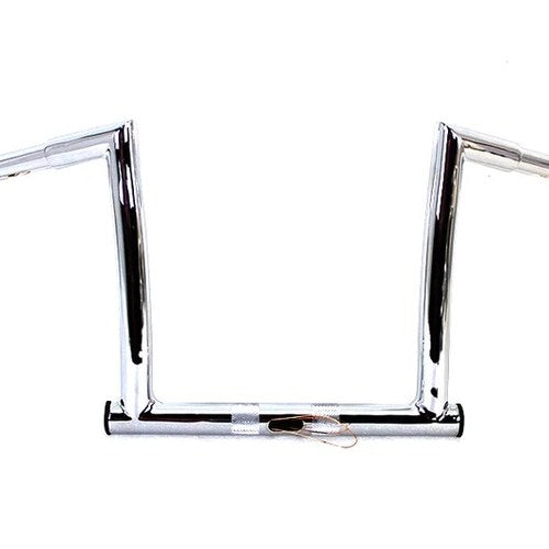 12 inch ChiZeled Z-Bar Handlebar Chrome for Harley-Davidson