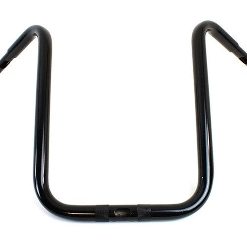 16 inch Fat Ape Handlebar with Indents Black for Harley-Davidson
