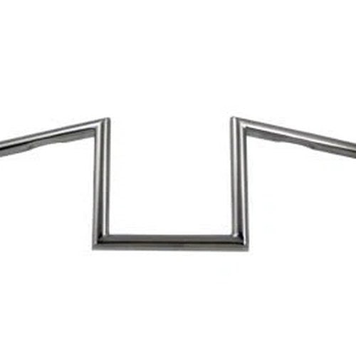 8 inch Z Handlebar with Indents Chrome for Harley-Davidson