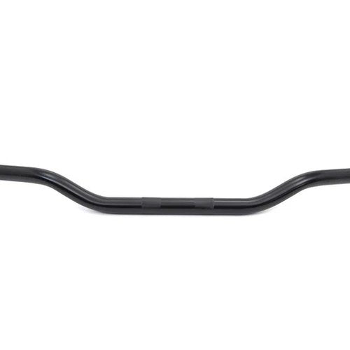 Black 3 inch Drag Handlebars without Indents for Harley-Davidson