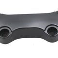 Black Smooth Handlebar Clamp Cover for Harley-Davidson