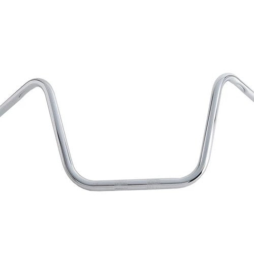12 inch Ape Hanger Handlebars with Indents Chrome for Harley-Davidson