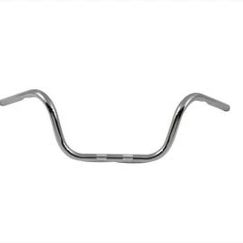 8 inch Ape Hanger Handlebar with Indents Chrome for Harley-Davidson