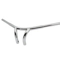 7 inch Curve Riser Bar Handlebar with Indents for Harley-Davidson