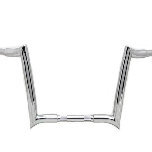 12 inch Ape Handlebar without Indents Chrome for Harley-Davidson