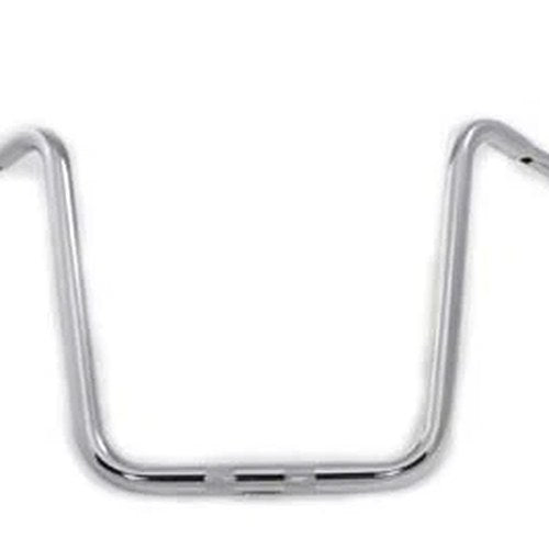 18 inch Rhino Ape Hanger Handlebar with Indents Chrome for Harley-Davidson