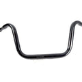 10 inch Mini Ape Hanger Handlebar with Indents Black for Harley-Davidson