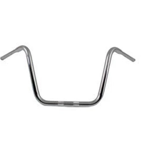 14-1/2 inch Rhino Ape Hanger Handlebar with Indents Chrome for Harley-Davidson
