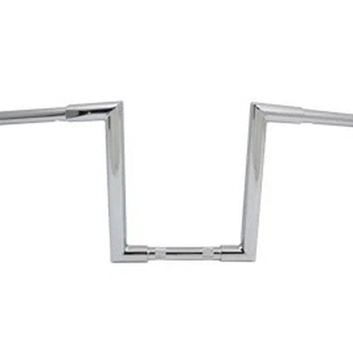 11 inch Fatty 'Z' Bar Handlebar without Indents Chrome for Harley-Davidson