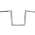 11 inch Fatty 'Z' Bar Handlebar without Indents Chrome for Harley-Davidson