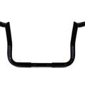 Black 12 inch Handlebar without Indents for Harley-Davidson