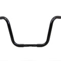 12 inch Buffalo Ape Hanger Handlebar with Indents Black for Harley-Davidson
