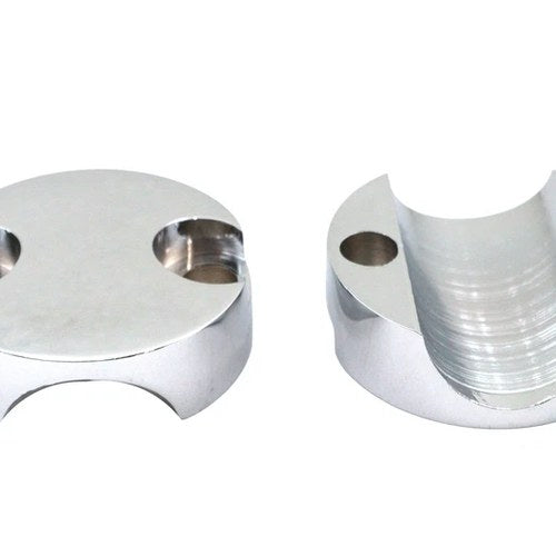 Chrome Riser Cap Set for Harley-Davidson