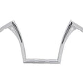 12 inch Pirate Z-Bar Handlebar Chrome for Harley-Davidson