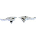 M8 Chrome Wide Tamer Hand Lever Set for Harley-Davidson