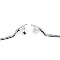 M8 Chrome 3-Slot Hand Lever Set with Pin for Harley-Davidson
