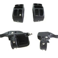 Front Handlebar Control Kit Black for Harley-Davidson