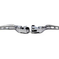Chrome Contour Drilled Hand Lever Set with Skull Ends for Harley-Davidson