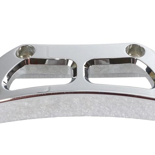 Cutout Design Riser Top Clamp Chrome for Harley-Davidson