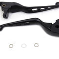 Black Drilled Hand Lever Set for Harley-Davidson