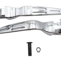 Chrome Slotted Hand Lever Set for Harley-Davidson
