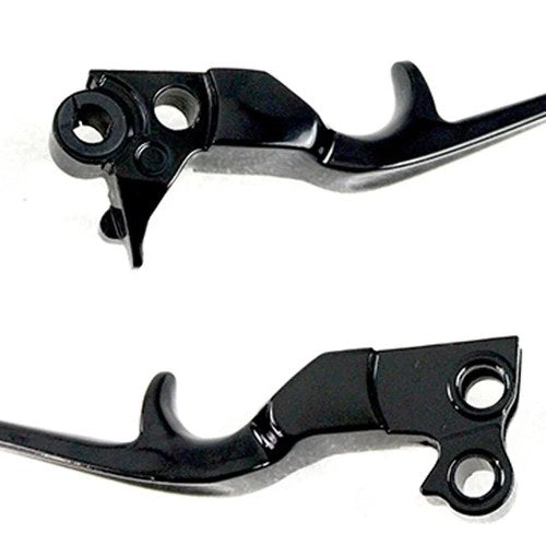 Short Trigger Lever Set Black for Harley-Davidson