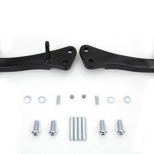 Passenger Footboard Support Black for Harley-Davidson