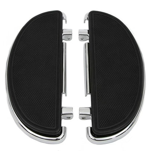 Chrome Driver Half Moon Footboard Set for Harley-Davidson