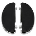 Chrome Driver Half Moon Footboard Set for Harley-Davidson