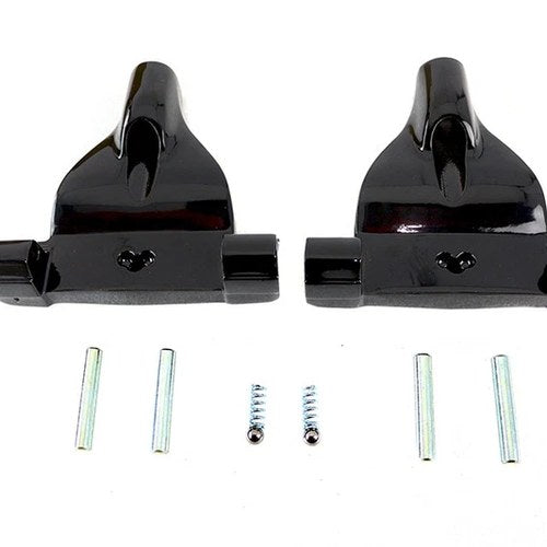 Passenger Footboard Support Set Black for Harley-Davidson