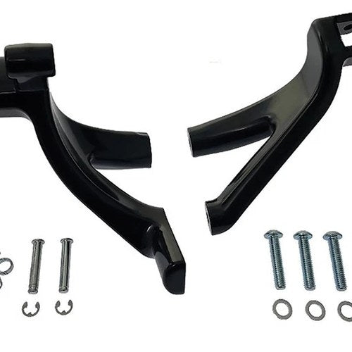 Standard Forward Control Mount Kit Black for Harley-Davidson