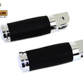 Caliber Chrome Driver Footpeg Set for Harley-Davidson