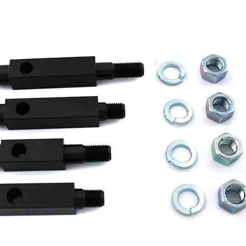 Footboard Bracket Set Black for Harley-Davidson