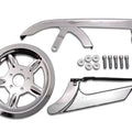 Chrome Belt Guard and Pulley Cover Kit for Harley-Davidson
