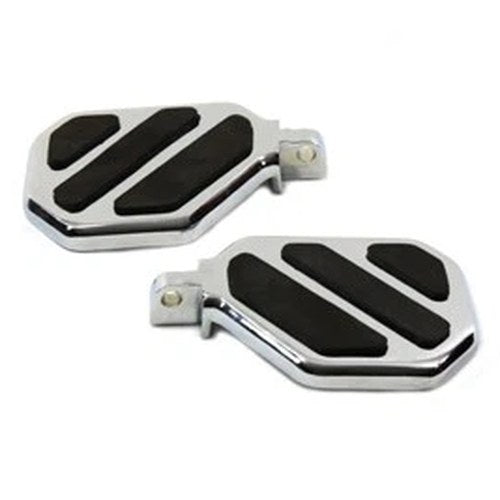 Chrome Mini Peg-Board Set with 3 Pad Design for Harley-Davidson