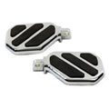 Chrome Mini Peg-Board Set with 3 Pad Design for Harley-Davidson