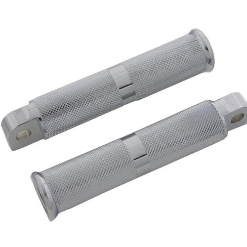 Chrome Hollow Knurled Footpeg Set for Harley-Davidson