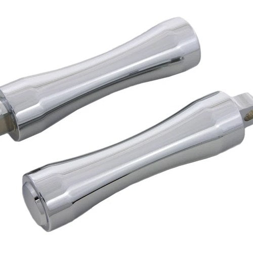 Chrome Contour End Footpeg Set for Harley-Davidson