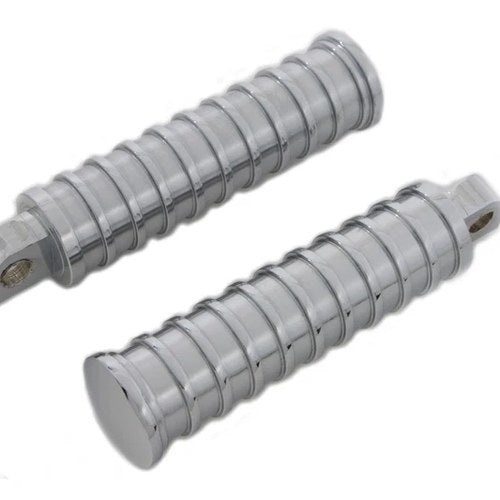 Chrome Light Grooves Footpeg Set for Harley-Davidson