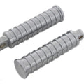 Chrome Light Grooves Footpeg Set for Harley-Davidson
