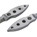 Chrome Dagger Drilled Footpeg Set for Harley-Davidson