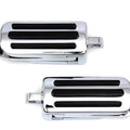 Chrome Footpeg Set with Heel Rest for Harley-Davidson