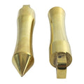 Solid Brass Pirate Spike Footpeg Set for Harley-Davidson