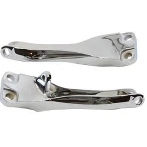 Chrome Passenger Footpeg Mount Set for Harley-Davidson