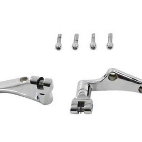 Rear Footpeg Mount Set Chrome for Harley-Davidson