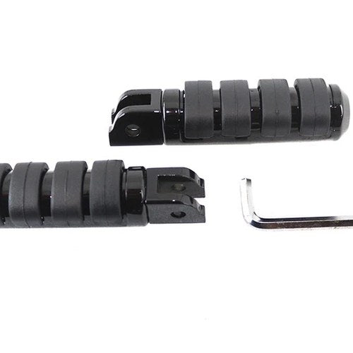 Driver Iso Footpeg Set Black for Harley-Davidson