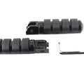 Driver Iso Footpeg Set Black for Harley-Davidson