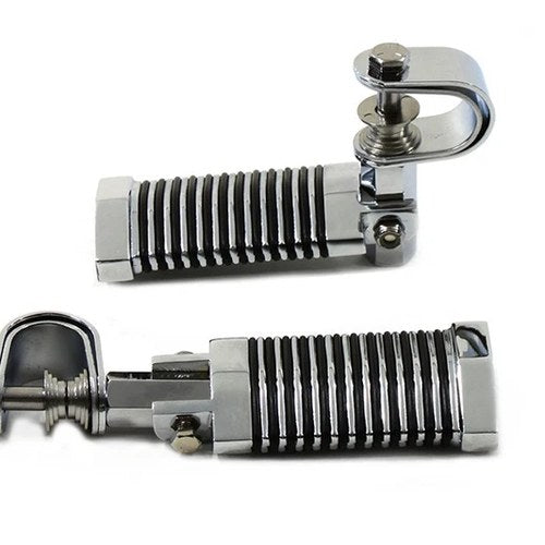 O-Ring Style Footpeg Set Flat Diamond Shape for Harley-Davidson